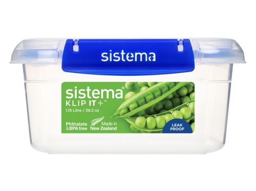 SISTEMA Dóza na potraviny 1,15 l, 2 klipy