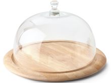 CONTINENTA Cheese board 32.5 cm with glass lid 26 cm