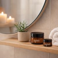 ORION Dóza kosmetická hnědé SPA 20 ml, sklo/UH_2 (1)