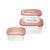 TONTARELLI Food container 3 pcs square transparent, mix colors