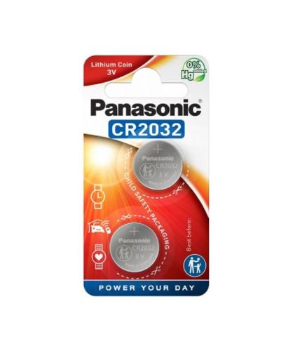 PANASONIC Baterie lithiová CR2032, blistr 2 ks