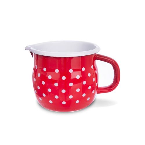 ORION Hrnek s výlevkou 14 cm 1,9 l, tečka