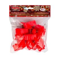 TORO Razítka na vánoční cukroví 8 ks, 5 x 5 cm, plast, mix_2 (1)