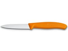 VICTORINOX Knife with corrugated blade Swiss Classic 8 cm, 6.7636.L119, orange