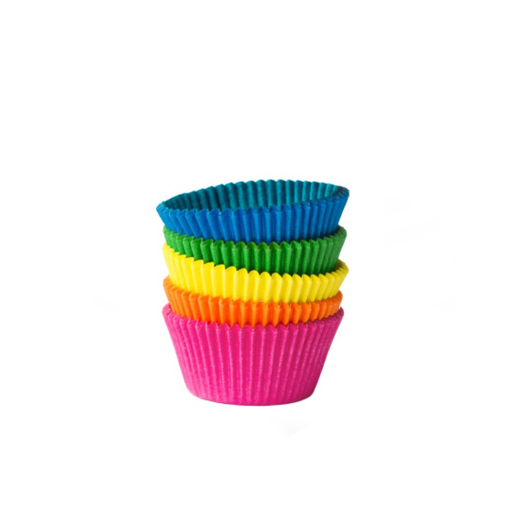 WIMEX Cukrářské košíky na pečení o 35 mm x 20 mm, 100 ks, barevné