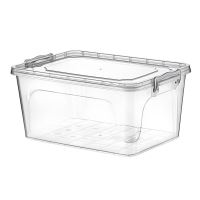 HOBBY LIFE Box with lid MULTI low 20 l, transparent