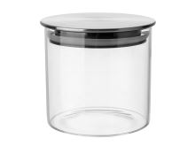 Can with stainless steel cap TUBE 0.5 l, glass