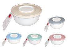 PETRA PLAST Miska s víkem 3 l, rychlekynoucí, plast, barvy mix