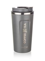 Thermo mug REMY 0.45 l, stainless steel, grey