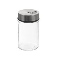 ORION Spice jar, spice 100 ml, glass / stainless steel