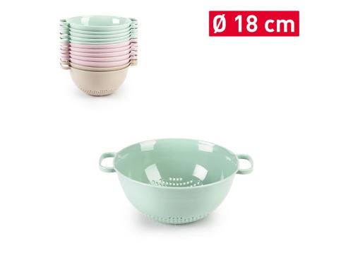 Cedník na postavení 18 cm, plast, barvy mix