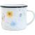 BELIS Hrnek 8 cm 0,35 l, MEADOWS, KVĚTY, PREMIUM, smalt