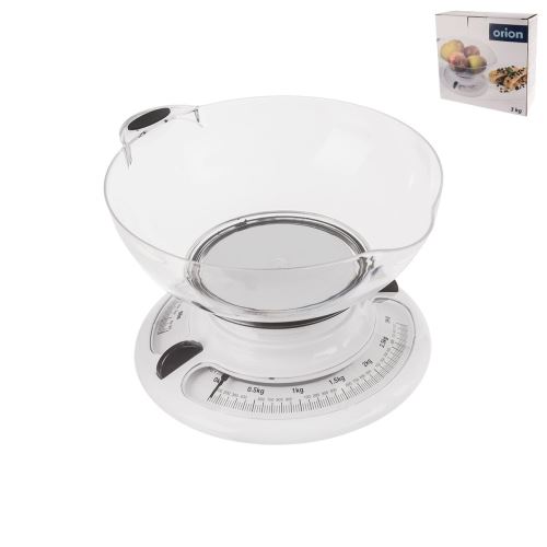 ORION Kuchyňská váha mech. UH 3 kg+ miska 1,4 l
