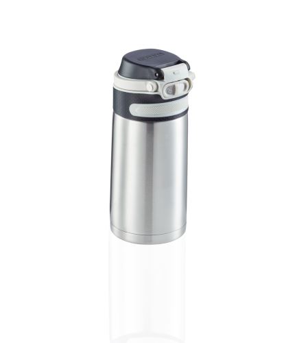 LEIFHEIT Termoska FLIP s šikovným uzávěrem 350 ml, nerez 03244