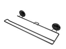 Paper towel holder, self-adhesive 3M, metal, black