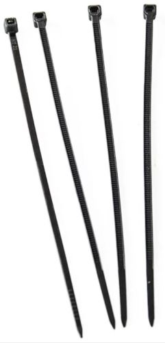 Páska stahovací 400 x 4,8 mm-50 ks černá