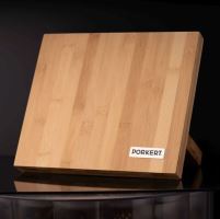 PORKERT Stojan na nože magnetický 24 x 21 x 12 cm, bambus_2 (1)