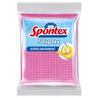 SPONTEX Utěrka houbová sada TOP TEX 5 ks, 17,5 x 15,5 cm, celulosa_2 (1)