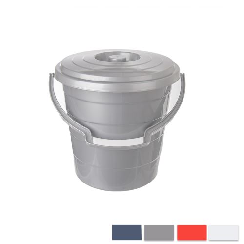 HOBBY LIFE Vědro s víkem 15 l, barvy mix