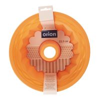 ORION Forma silikonová na bábovku, bábovka, velká, o 23,5 cm, výška 11 cm, oranžová_5
