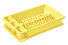 TONTARELLI Dish drainer 45 x 27 cm, with tray, colors mix