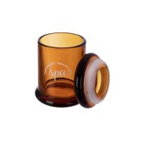 ORION Dóza kosmetická hnědé SPA 60 ml, sklo+víčko _3 (2)