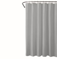 DURAMAT Одноколірна шторка для ванної кімнати 180 х 200 см, вініл, сірий