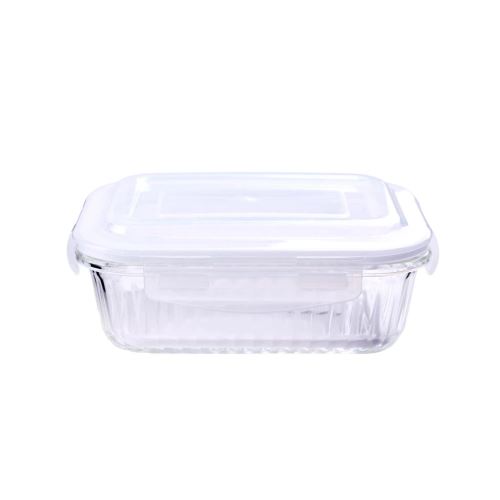 KITCHISIMO Skleněná dóza s plastovým víčkem 1 l, 20 x 15,5 x v. 7,5 cm_0