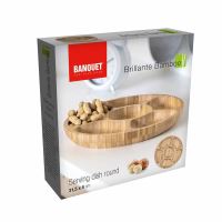 BANQUET Miska dělená BRILLANTE Bamboo 31,5 x v.4 cm_2 (1)
