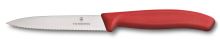 VICTORINOX Nůž s vlnitým ostřím Swiss Classic 10 cm, 6.7731, červený