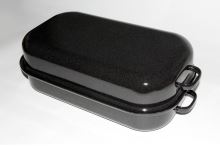 BELIS Baking pan with lid and smooth bottom SFINX 40 cm