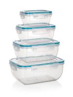 BANQUET Set of cans LEYA 0.4 / 0.8 / 1.4 / 2.3 l, 4 pcs., plastic
