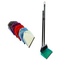 CLANAX Sweeper with shovel plastic LENOCH, mixed colors