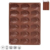 ORION Baking mold 18, silicone, brown