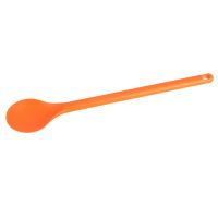 ORION Wooden spoon 28 cm, silicone, orange