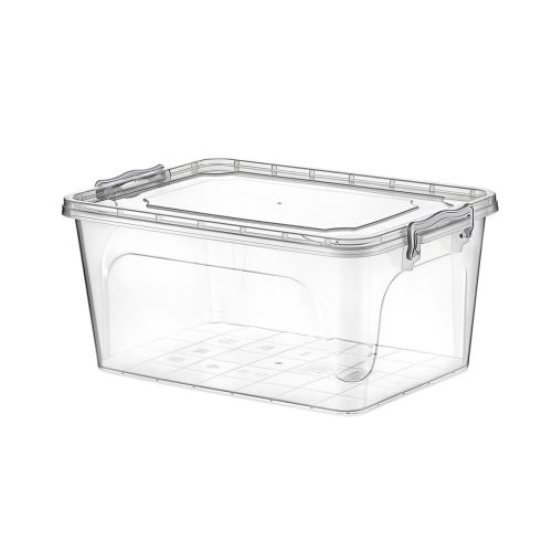 HOBBY LIFE Box s víkem MULTI nízký 3 l, transparentní