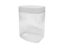 SHAPE Food container 1400 ml, clear/mixed color lid
