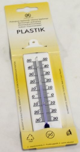 SCHNEIDER Teploměr pokojový PLASTIK 17 cm