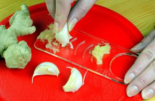 REPROPLAST Třítko na česnek oboustranné, plast