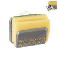 ORION Dish sponge holder, squeeze, suction cup, plastic