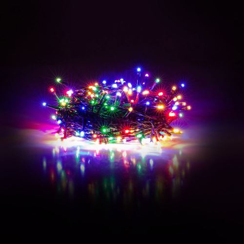 RETLUX Osvětlení vánoční 10 + 5 m 100 LED barevná