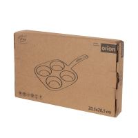 ORION Pánev na lívance / lívanečník 20,5 x 20,5 cm 4 sekce, litina/smalt_6 (5)