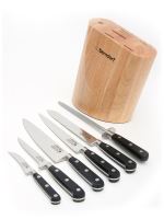 BERNDORF-SANDRIK Set of knives Profi Line 6pcs + block, without original packaging
