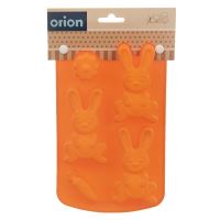 ORION Forma silikonová zajíc, 21 x 13,5 cm, oranžová_3