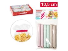 PLASTIC FORTE Spony na sáčky 10,5 cm, 6 ks PLASTIC FORTE Spony na sáčky 10,5 cm, 6 ks