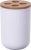 Toothbrush cup 300 ml, 7 x h.11 cm, plastic, white