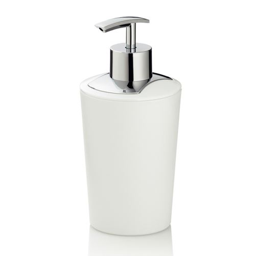 KELA Dávkovač mýdla MARTA, 350 ml, plast, bílý