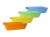 DK plastic Wrapping bowl 26 x 18 cm, plastic, colors mix