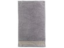 MISS LUCY Towel FELIPE 50 x 30 cm, 100% cotton, gray