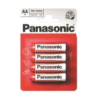 PANASONIC Цинк-вугільний акумулятор AA, R6RZ - 1.5V, блістер 4 шт.